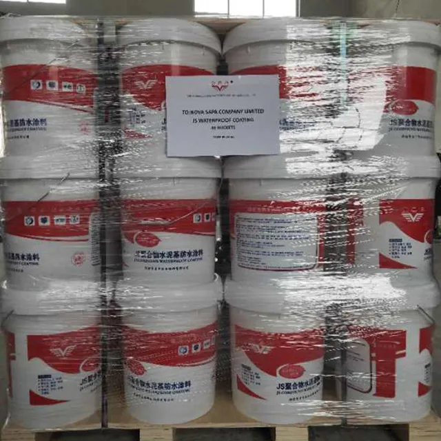 JS Composite Polymer Cementitious Waterproof Coating for Roofing