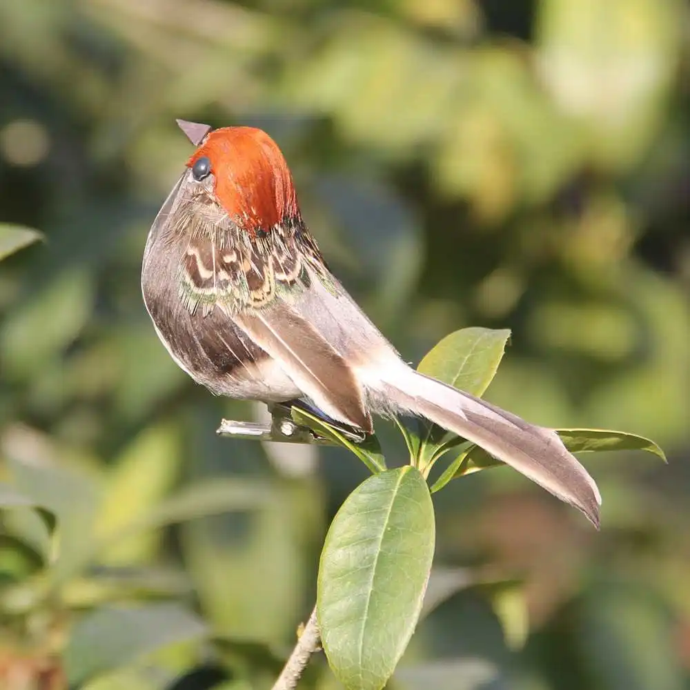One-stop Service Artificial Bird Foam Vividly Feather Mini Tit Craft Birds Emulation Decoration Bird Model Diy Sparrow Free Ship