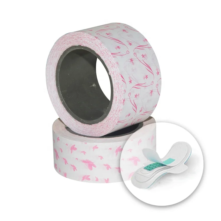 WINGS Wholesale Custom Print Sanitary Napkin Pad Raw Material Silicone Release Paper