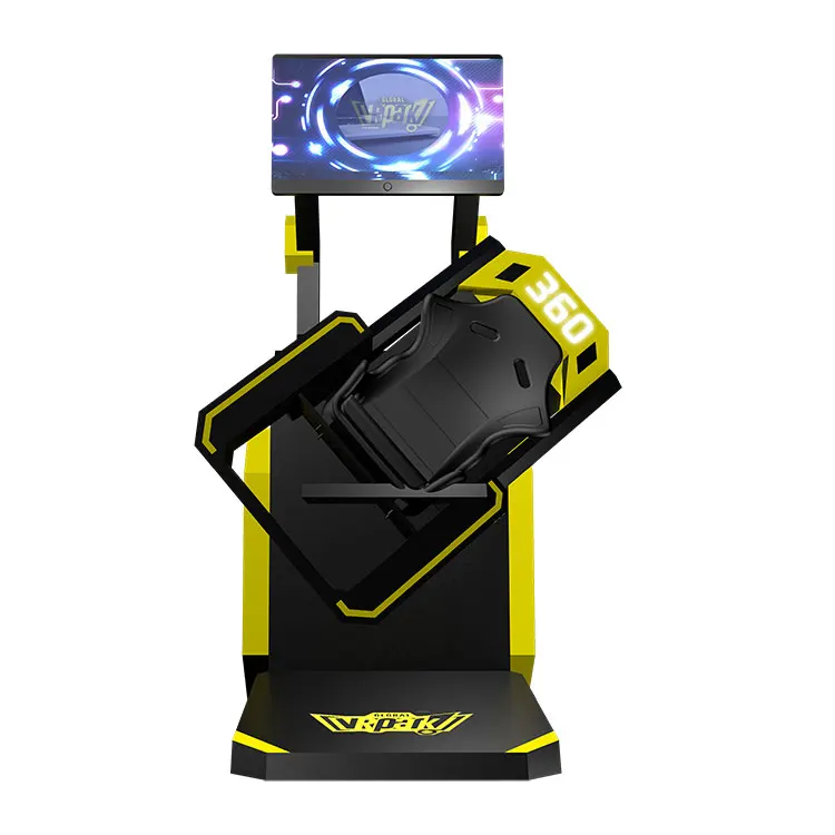 720 Degree rotating flight roller coaster simulator chair 360 degree rotation vr chair virtual reality 9d