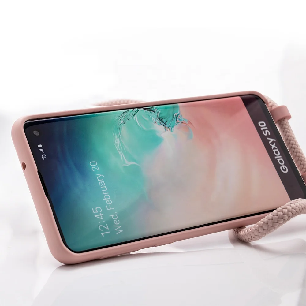 Luxury Cell Phone Case TPU Silicon Necklace Phone Cover for iphone 12 pro with Removable Lanyards for iphone 13