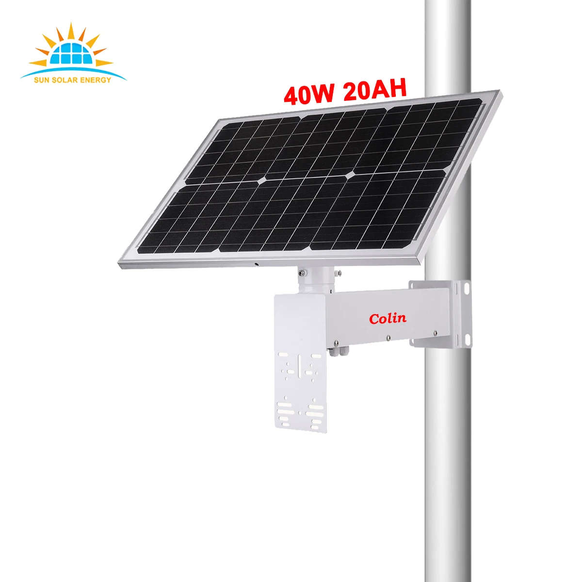 Faster shipping OEM ODM Smart 40W 20AH 222WH Solar Power Supply For CCTV Camera 12V Off-Grid Solar System with 5 years warranty