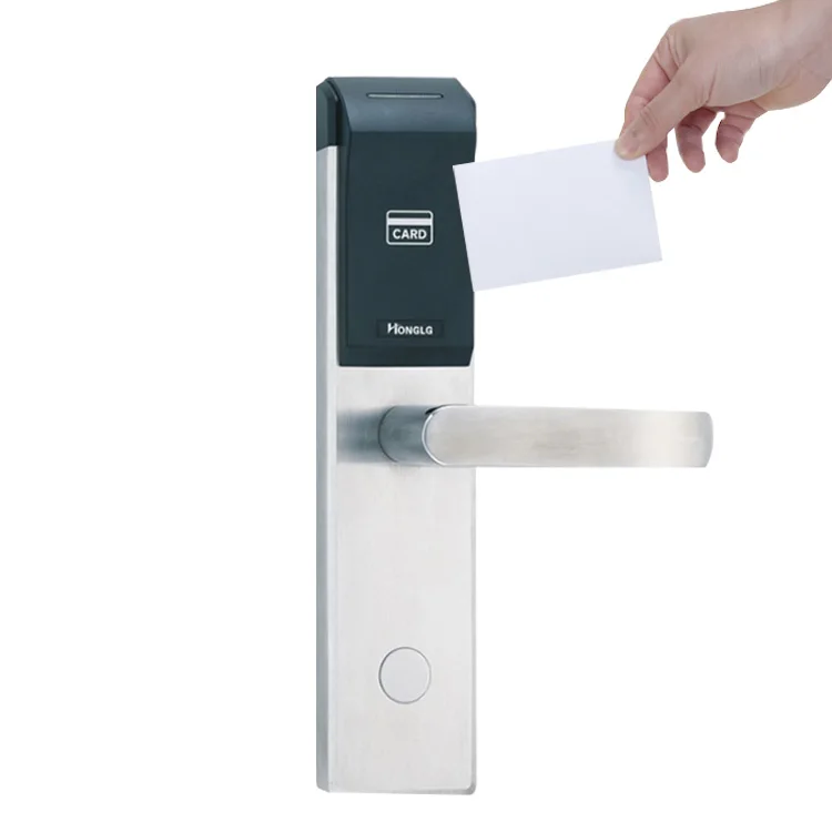
High Security Anti-theif RFID Card WiFi Electronic Bluetooth Smart door Locks for Hotels 
