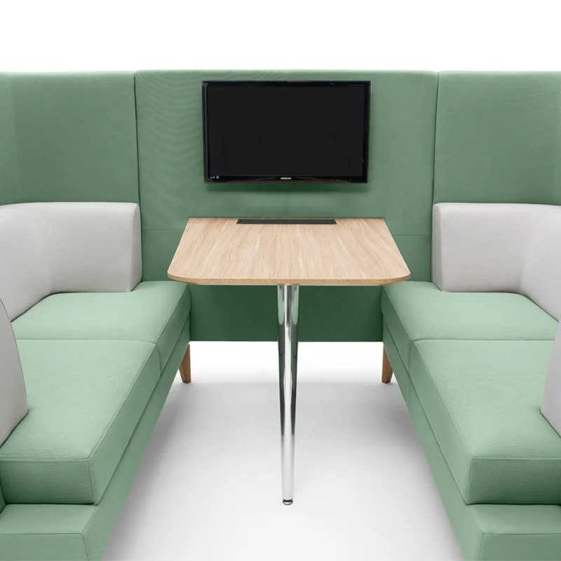 Office Sofa Seating / Meeting Pod Sofa/ VIP Open Area Space Sofa Design