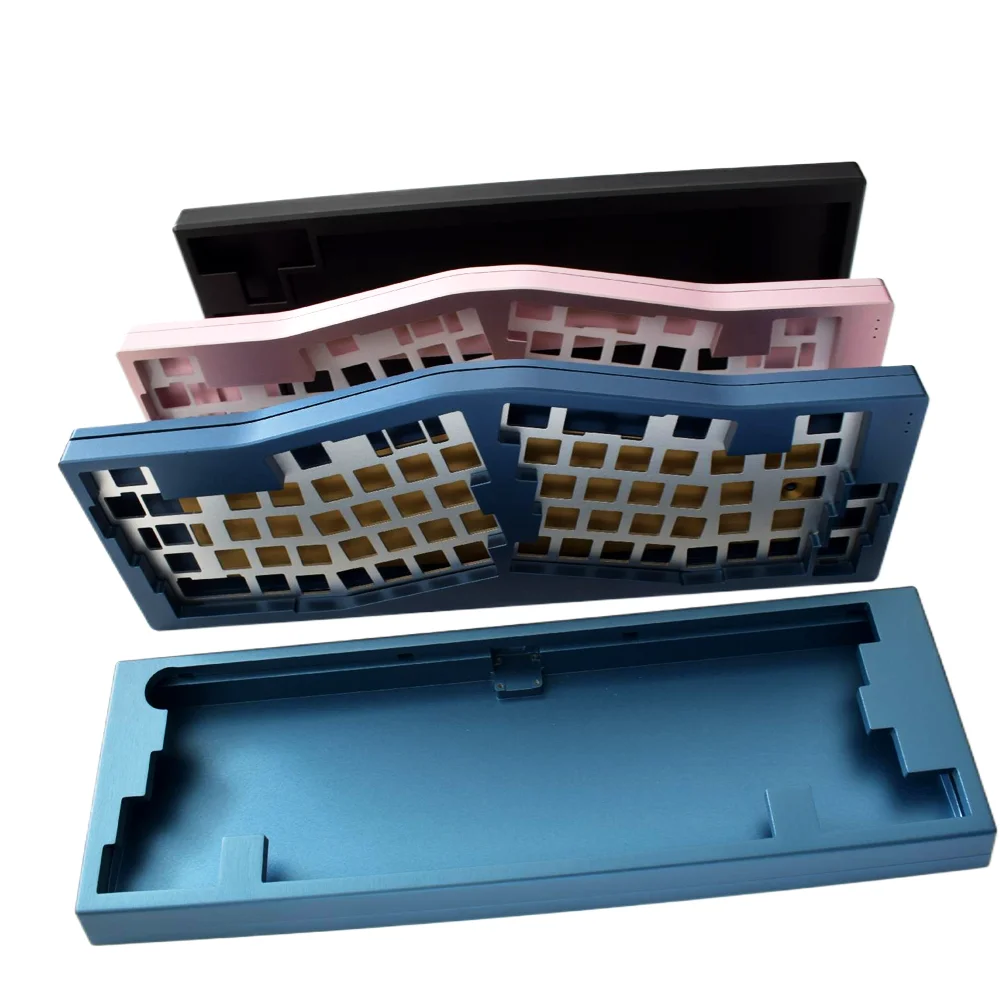 Custom Stainless Steel Brass Aluminium Metal Mechanical CNC Machining Keyboard Case