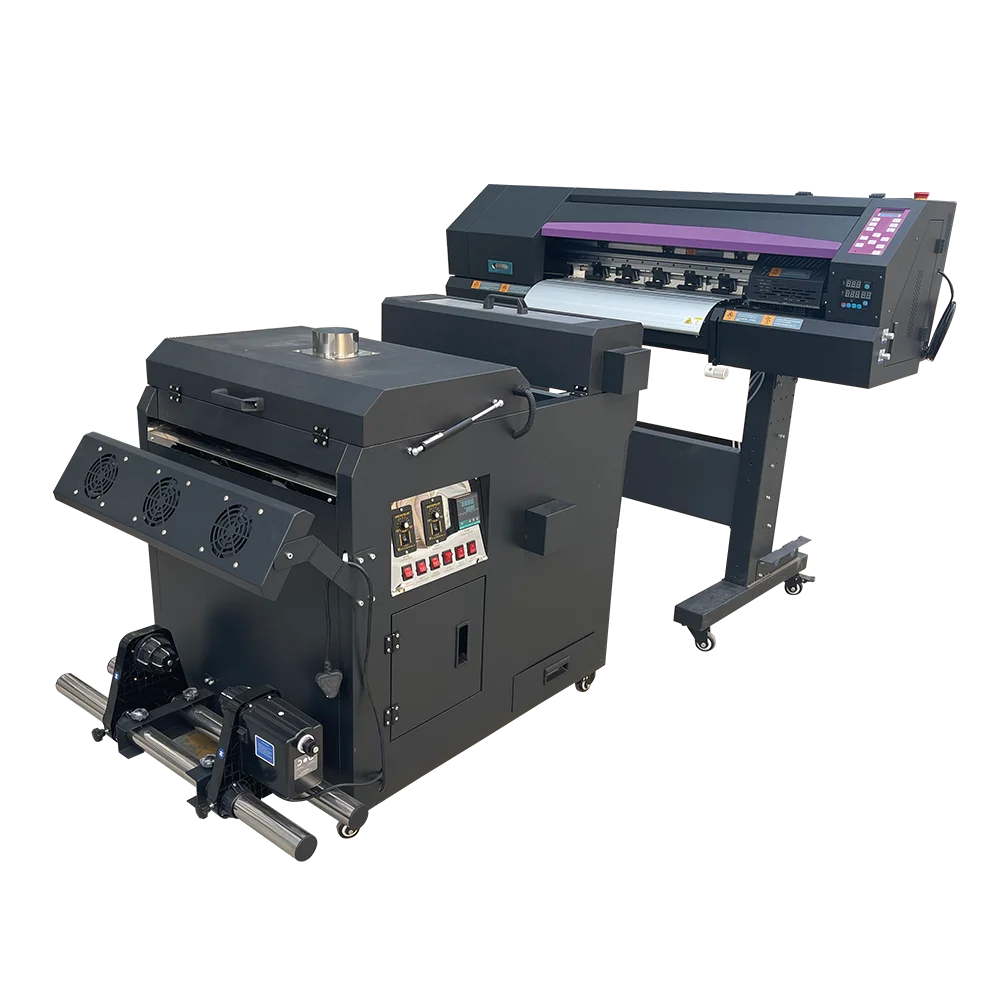 Cheap XP600 heads 24 inch  DTF Direct to Film PET printing machine for T-shirts