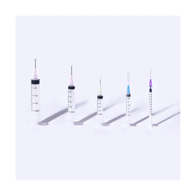 disposable sterile plastic syringe 20cc with needle CE approved factory or wholesale