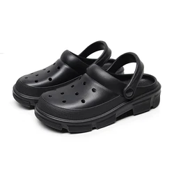 Xuete Flaming Paint Couple Clogs Non-Slip Fashion Trendy Beach Sandals For Women New Home Slippers