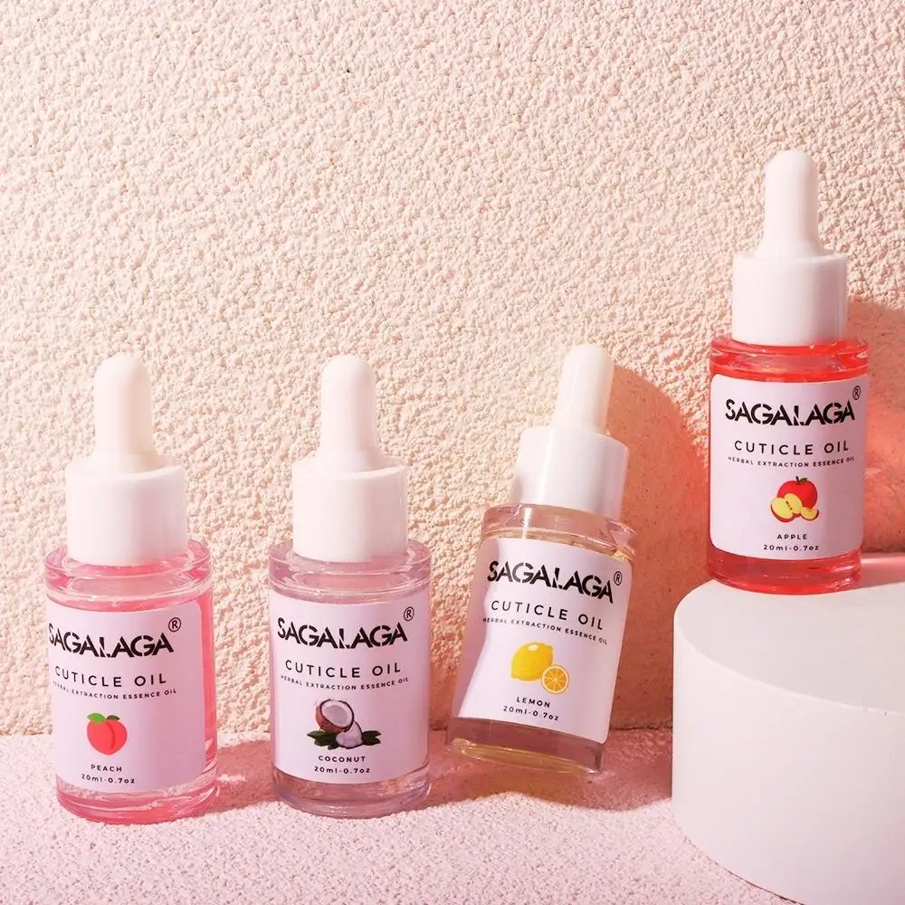 Wholesale Set Private label Oem Odm Mini 20ml In Rose Gold Bulk Care label  Oils Tea Tree Orange Nail Cuticle Oil