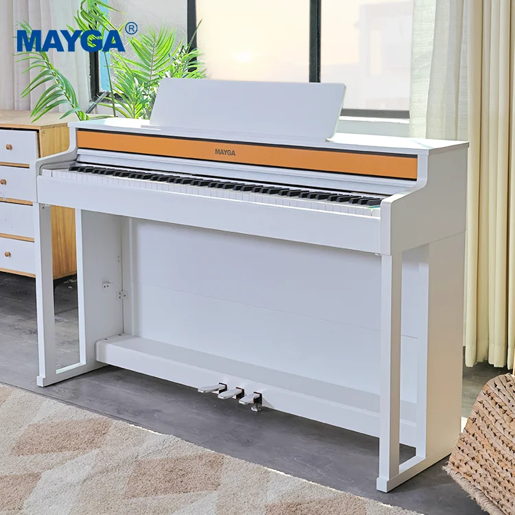 Поставщик сквозных решений MAYGA MP-12PRO модель 88-клавишной клавиатуры с MIDI, 1000 голосами, 100 ритмами электронного пианино