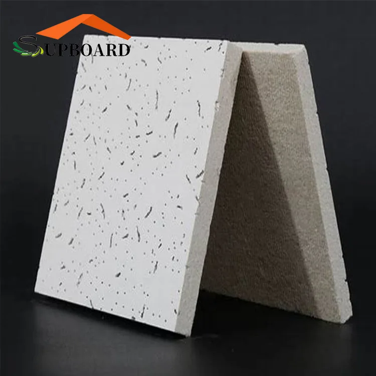 Modern Interior Building 600x600 Acoustic Mineral Fiber Board Ceiling Tiles