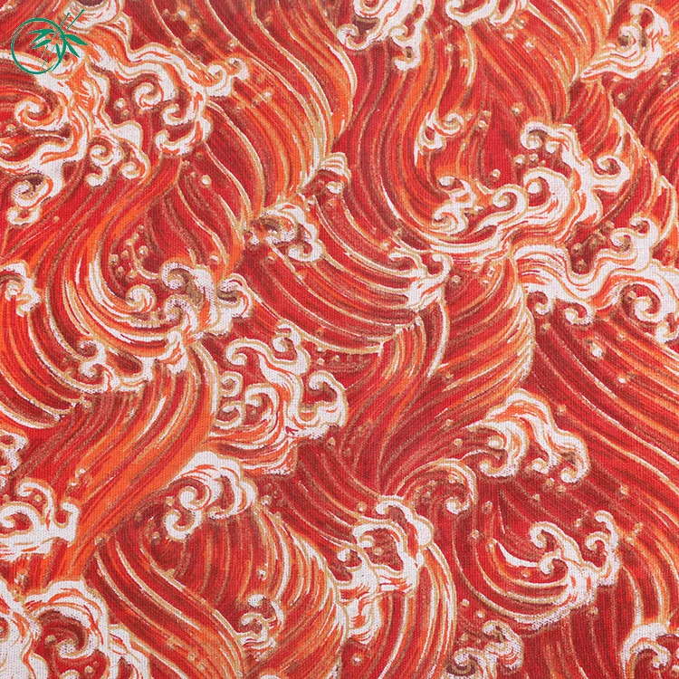 
Keqiao manufacturer pigment printed textiles 100% polyester plain recycle fabric 