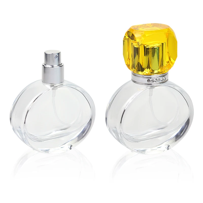 Wholesale Price Round Glass 30ml 100ml Crystal Perfume Bottle Perfume