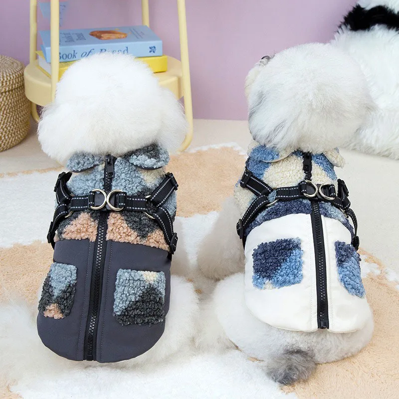 JOYPET Autumn And Winter New Dog Can Pull Cloth Cotton Clothes Teddy Bichon Cat Pet Clothes In Stock