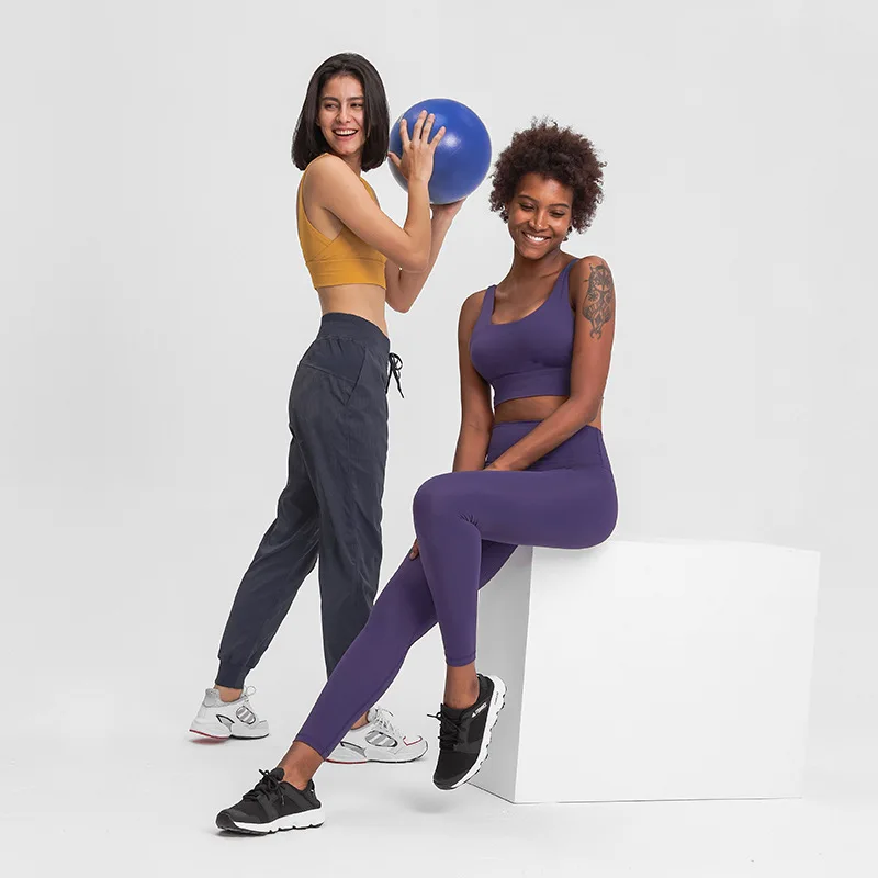 2022 New Winter Naked Yoga Pants Female High Waist Leggings Tight Elastic Foot Sports Fitness Pants
