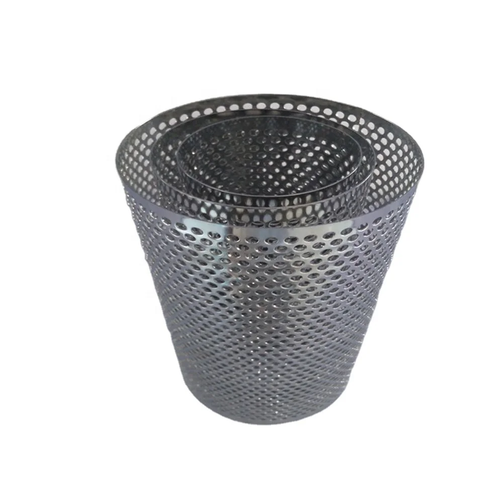 304 316 Stainless Steel Pipe Slotted Perforated Metal Tube