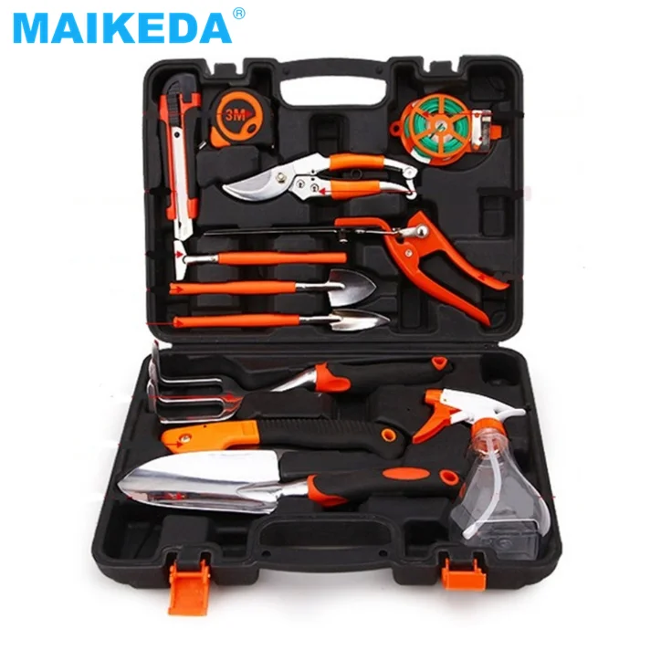 12Pieces Kids Hand Gardening Tool Set Include Trowel Hoe And Fork Vintage Women Garden Tools