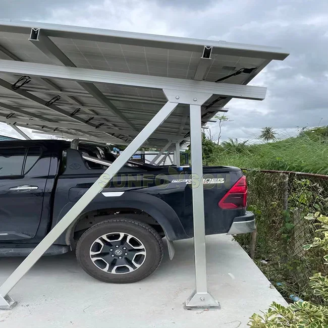 Wholesale Price Solar Parking Waterproof Carport Canopy Mounting System Structure Solar Carport