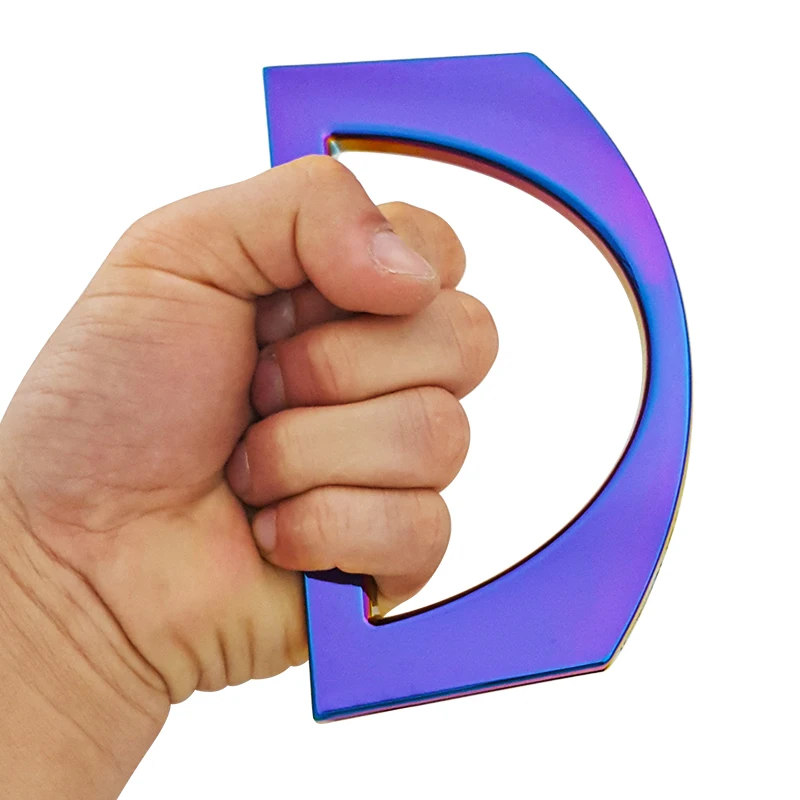 Wholesale Metal Handbag Handle Rainbow Metal Bag Handle Big D Ring Bag Accessories