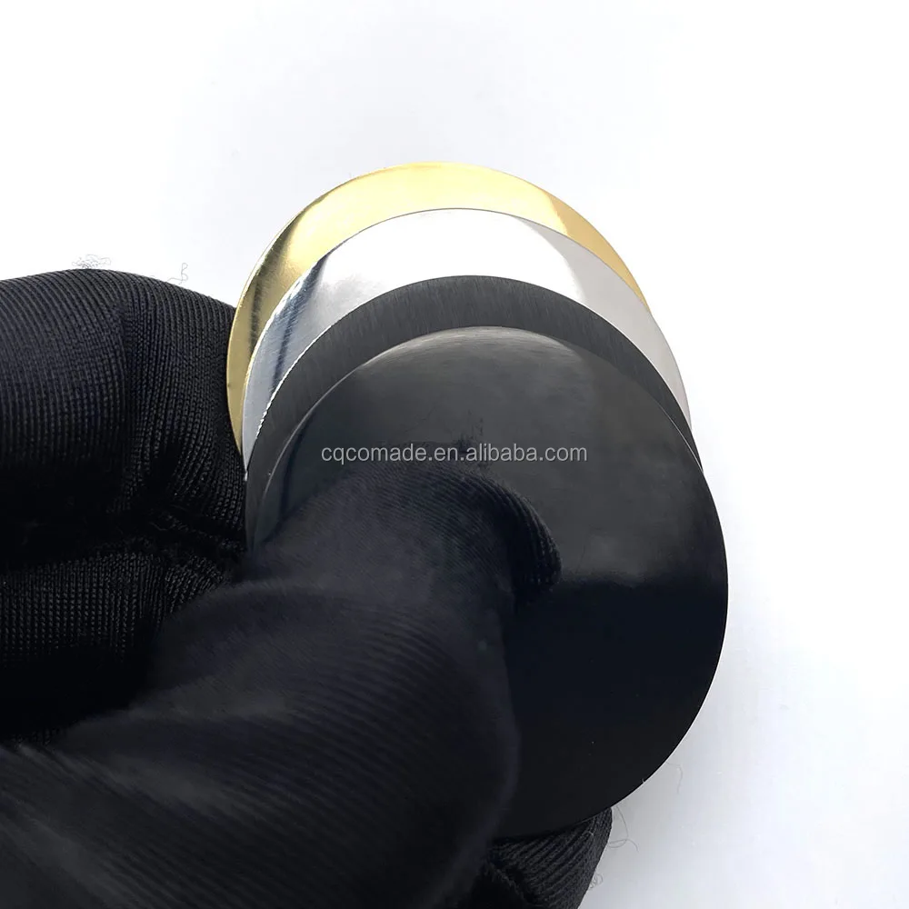 IN STOCK 40 mm Stainless Steel Coin Blanks Gold Silver Black Coin Metal Disc for Engraving
