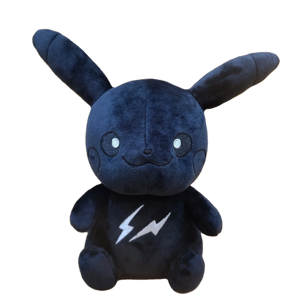 black Graffiti Pokemoned Plush Toy Black Dark Toys Stuffed Doll Kawaii Anime Sitting Position Birthday Present Gift