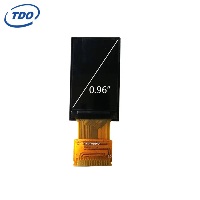 TDO IPS 1.0 inch 80*160 resolution bar TFT LCD display module 1.0' stretched screen with SPI Interface