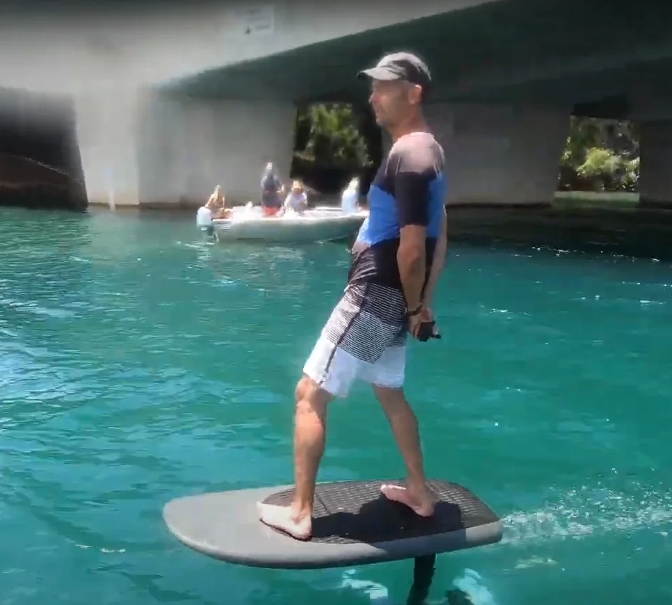 Advanced electric surf hydrofoil electric efoil surfboard with 220V electricity