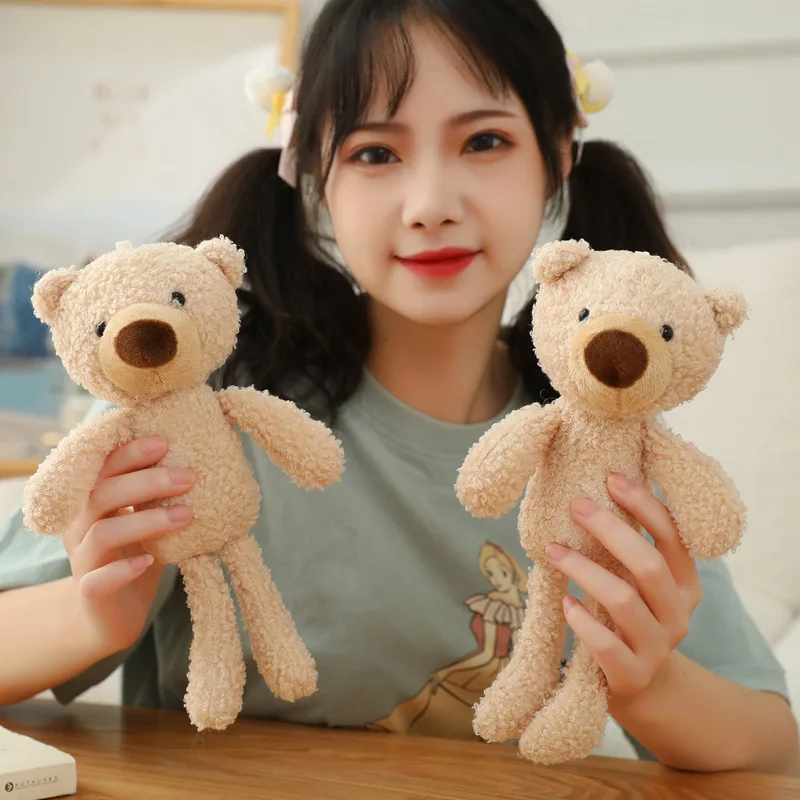 Net red ins Bear Pendant T-shirt back doll small Teddy Bear Pendant plush toy doll wholesale children