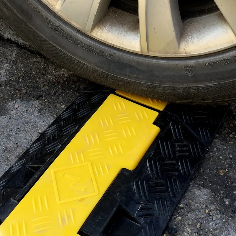 4 channel rubber flexible cable protector ramp