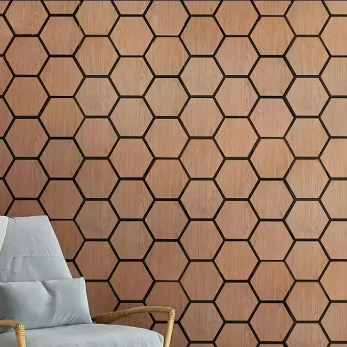 Recording studio sound absorbing panels Wooden Acoustic Panels 3d Geometry Design Soundproof wall boards