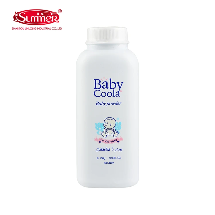 Own brand natural mint and eucalyptus leaf oil factor scented Baby Talcum powder
