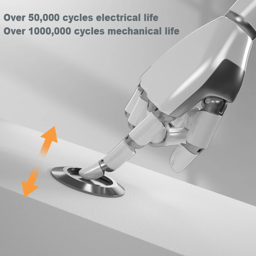 19mm  Metal Momentary welding-free Push Button  Switch Water Proof IP65  1NO