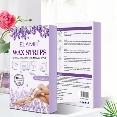 Wholesale Smoothing Fast Effective Hair Removal Body Facial Wax Strips