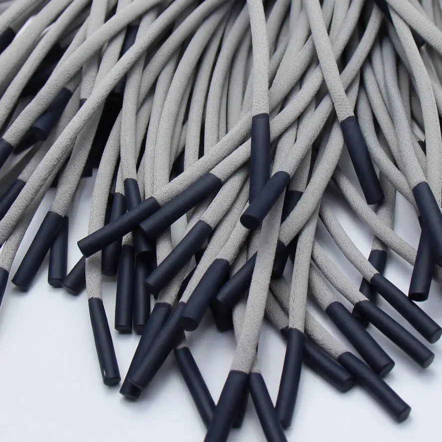 Силиконовые погружения шнурком Силиконовый круглый конец покрытием опрокидывания шнурком