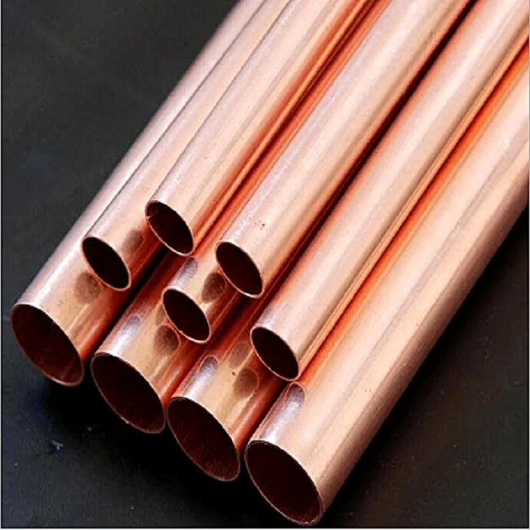 Straight ASTM C10100 C10200 Copper Tube / Copper Pipe