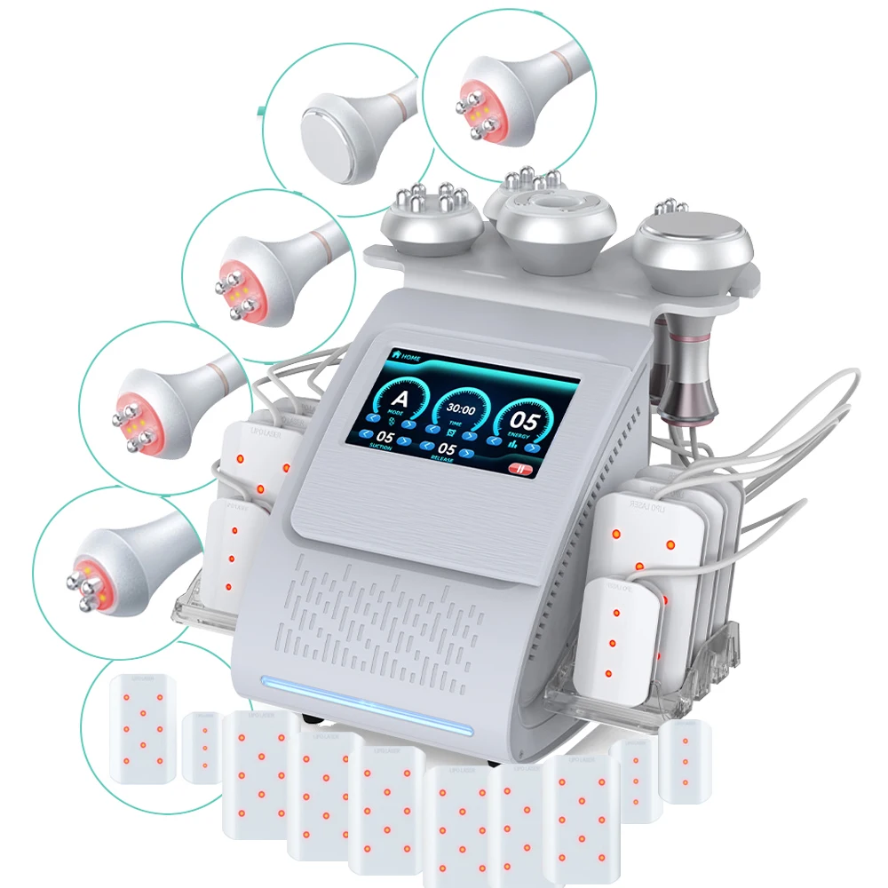 Newest body contouring 80 k ultrasonic cavitation machine 80k laser rf lipo fat slimming machine