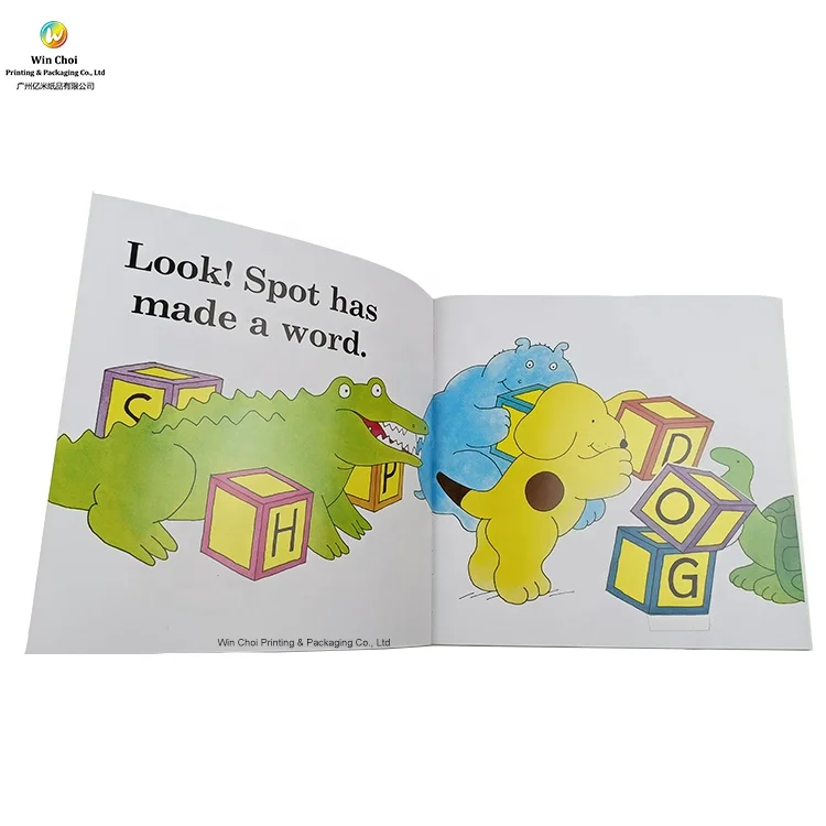 RTS softcover opp lamination 3d pop up English book printing for children 5 to 7