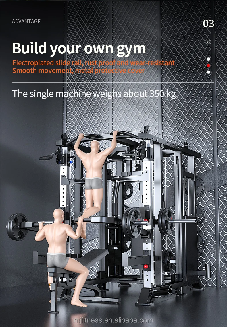 Sports Equipment Fitness Smith Machine Multi Functional Rack Squat