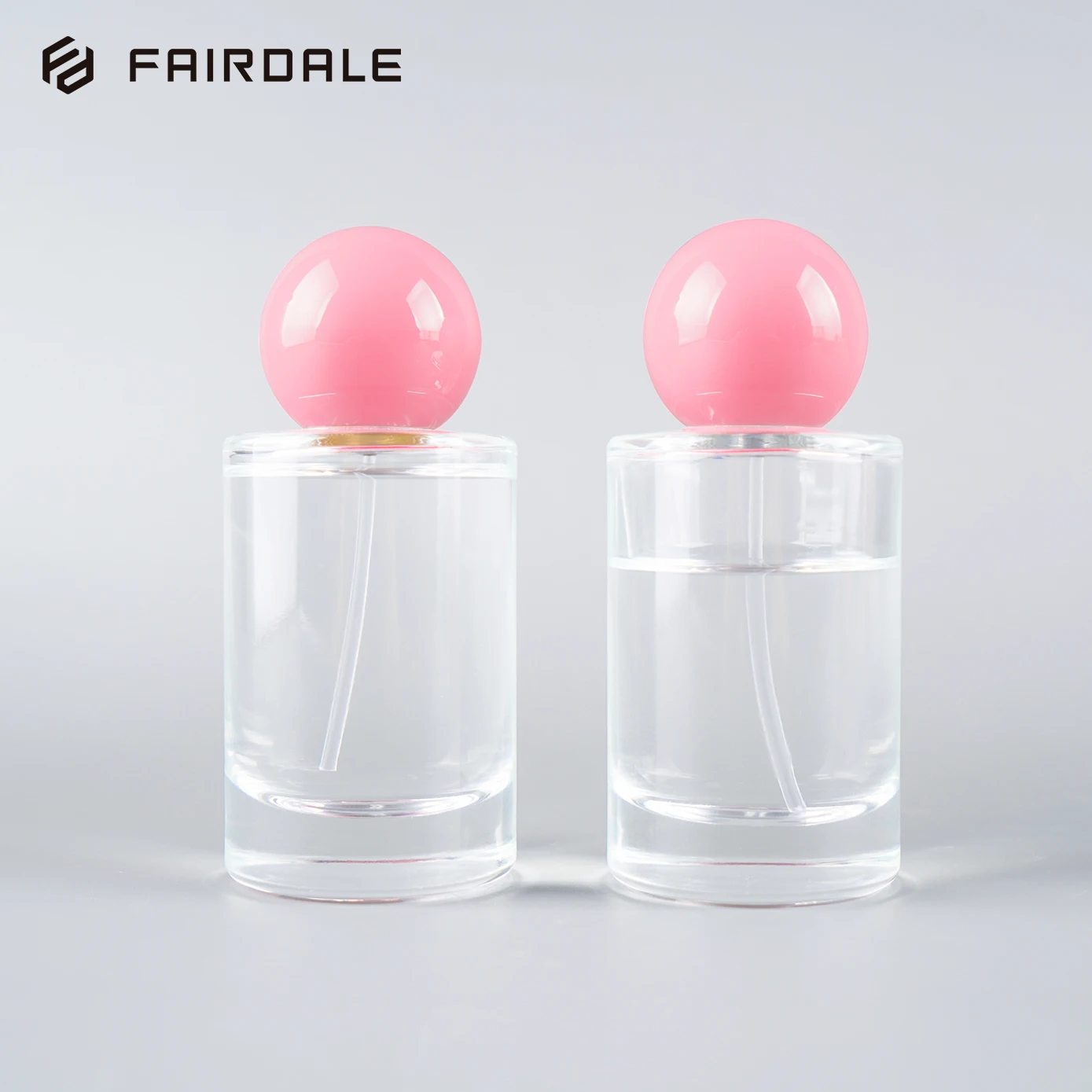 Customize Wholesale Price Plastic Cap 30ml Empty Clear Glass Perfume Bottle