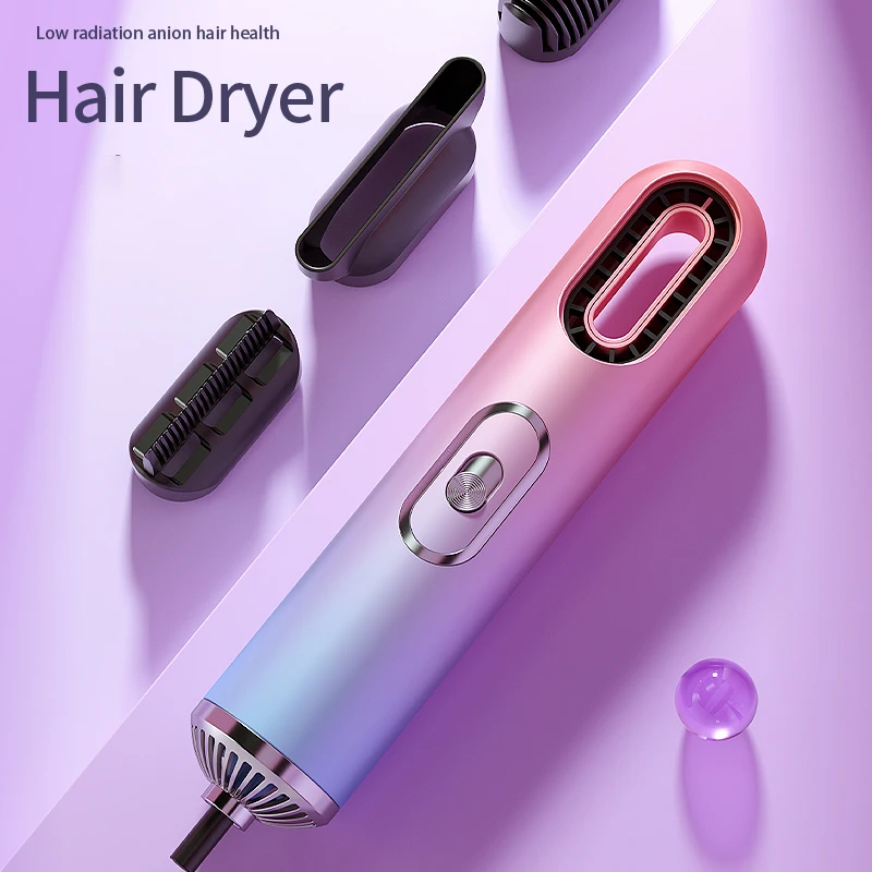 Professional One Step Electric High Power Blow Negative Ion Hot Air Comb Brush 3 in 1 Hair Dryer and Fluffy