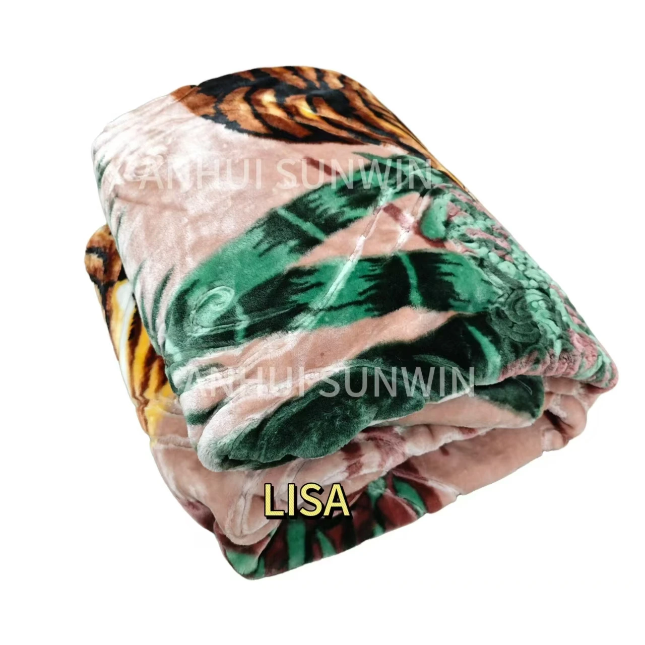 Wholesale High Quality 2024 New Thickened Blanket Super Soft Milk Fleece Blanket Customizable Logo Flannel Blanket 4KG