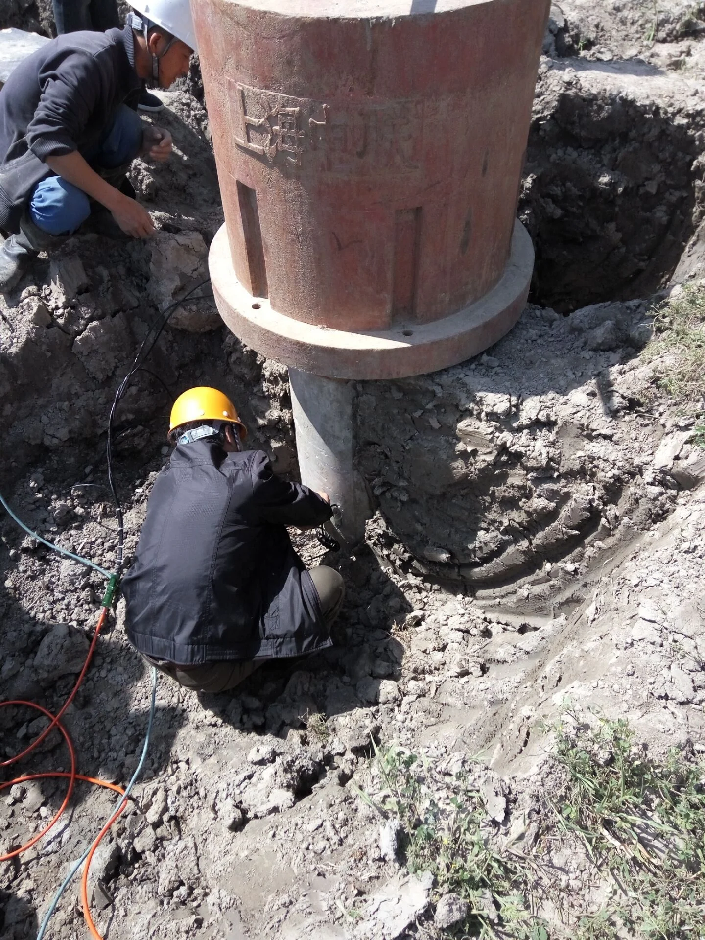 Hot Sale SAMYON Convenient Testing Machine Orange HPT High Strain Dynamic Concrete Pile Tester