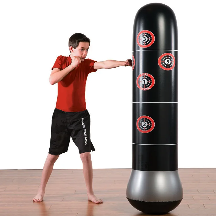 
Opening promotion Fitness children inflatable toys free standing vertical home boxing column tumbling inflatable sandbags 