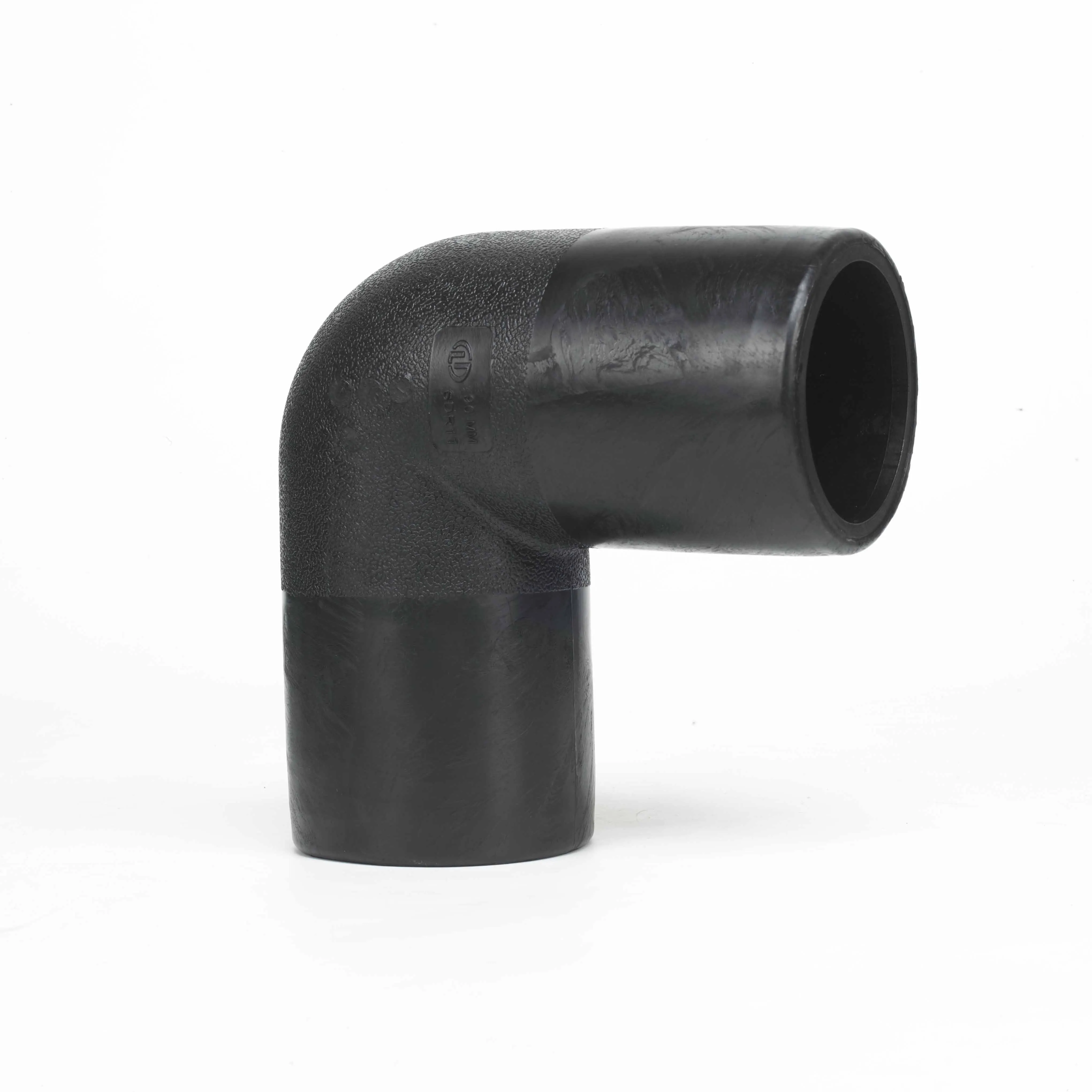 SDR11/SDR13.6/SDR17/SDR21/SDR26 etc.water pe fitting Butt Fusion 90 degree Elbow fittings for Natural gas