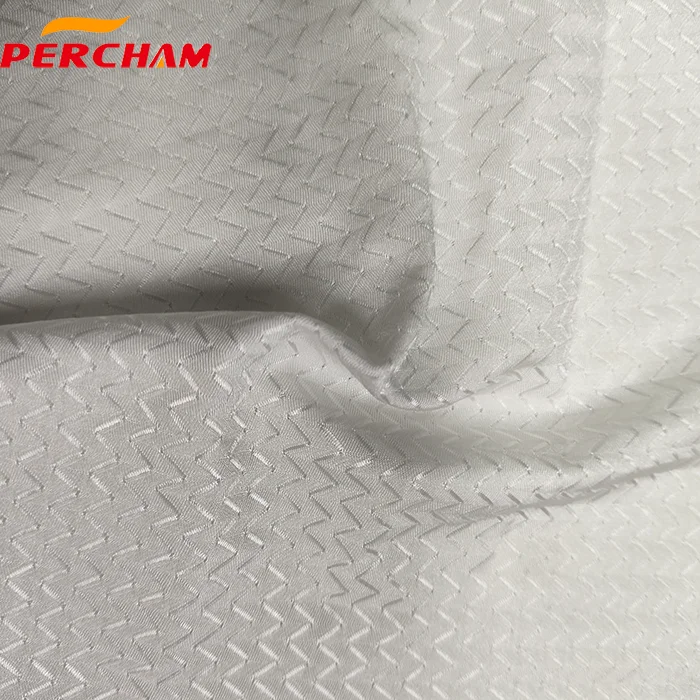 High end polyester spandex curve Lycra quick drying mesh elastic fabric for sportswear