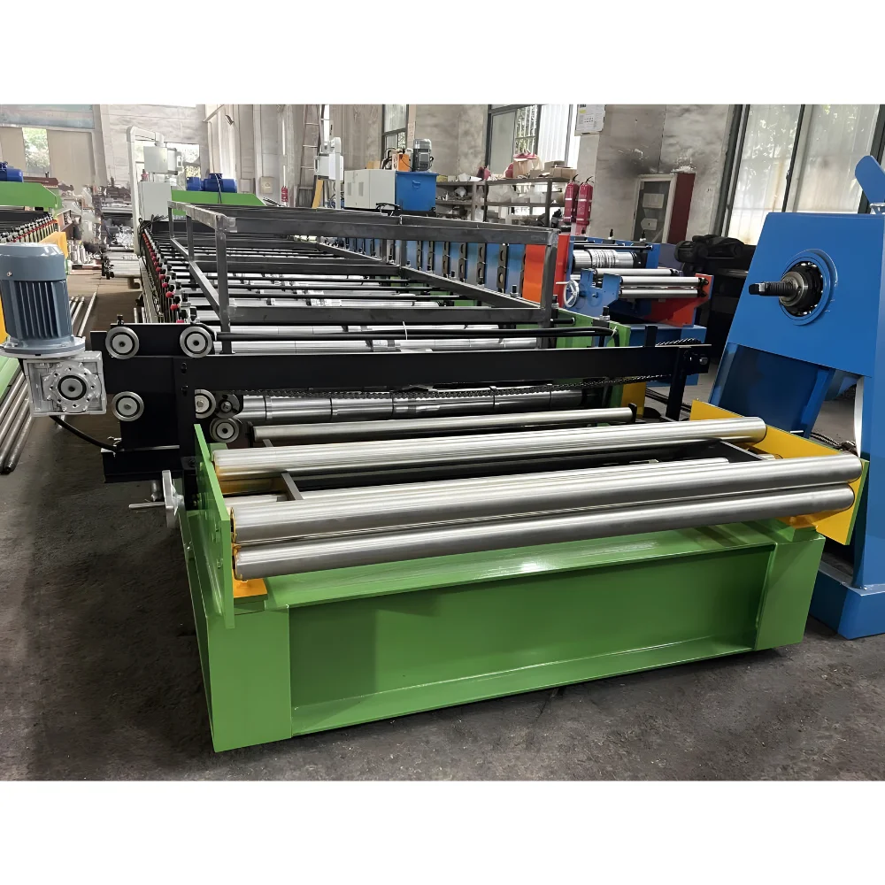0.3mm-0.8mm Thickness Zincalume Color Coated Aluminum Twin Ribs 5V Exposed Fastener Double Ribs Roof Sheet Roll Forming Machine
