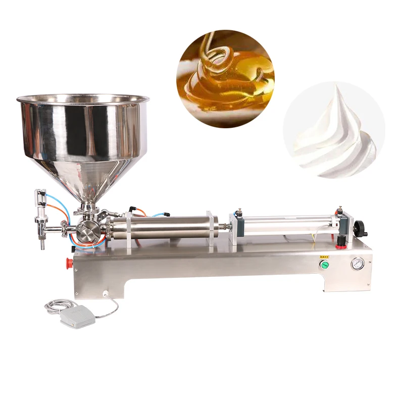 Brother Paste Sauce Honey Filling Machine,automatic Stainless Bottle Filling Machine G1WGD 0.6-0.8mpa 400-900bph 4-18bpm 500BPH
