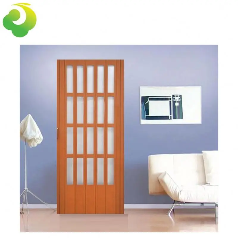 Long performance life plastic door with glass of 6mm thickness