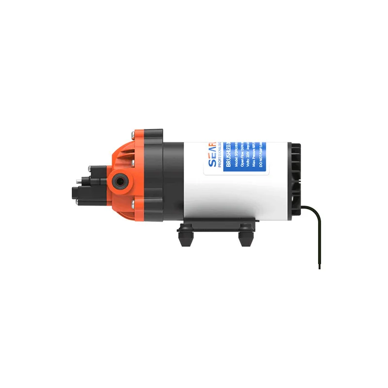 SEAFLO 11BAR Long life brushless dc water pump 24v 160PSI automatic diaphragm pump for cleaning robot