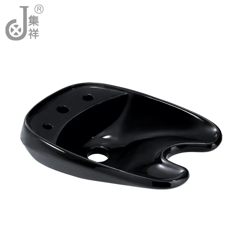 Barbershop Furniture Hairdressing Shampoo Bowl Shampoo Basin Beauty Salon Furniture Color Plastic Contemporary Black 10pcs 0802